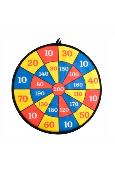 Palmonix Set Joc Darts cu Tinta Velcro cu Scai, 2 Sageti si 2 Mingi pentru Copii