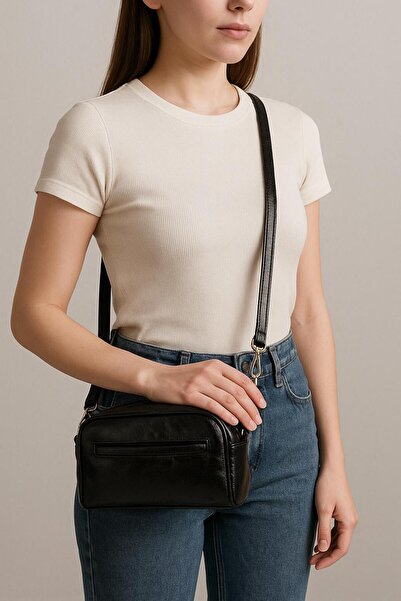 BAGTOWN Yeni Model Çapraz Askılı Çanta Siyah
