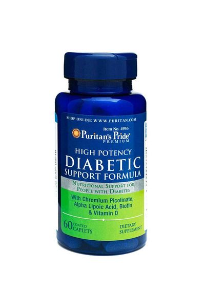 Bayer Puritan Pieces Pride Diabetic Support Formula 60 Tablets