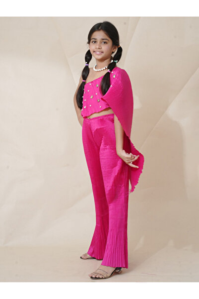 Maithili By Styli Embellished One Shoulder Wide Leg Jumpsuit