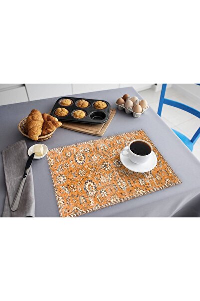 TURKISHRUG KINGDOM Retro Patterned Polyester American Service Rectangular