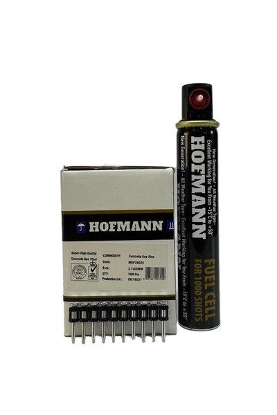 GLOBAL AS HOFMAN ÇİVİ HGN-C ( 26 MM ÇİVİ+GAZ TANKI 165 MM)(1 KUTU=1000 ADET)