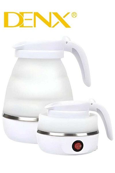 Primo Plus 500W Portable Travel Smart Foldable Electric Kettle for Travel