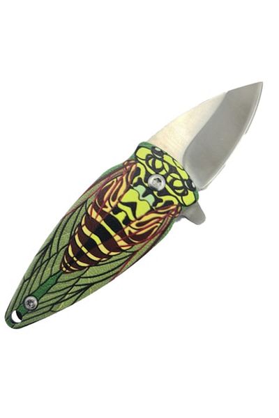 dalimag Briceag Pliabil, verde, Model Gandac, 104x28x10mm,
