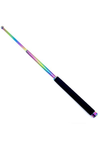 Taggo Baston telescopic profesional Fade, 3 segmente, 65 cm, toc pentru prindere la curea