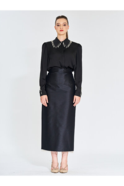 JAMİLATASARİM JAMİLA SARAH İNCİ YAKALI BLUZ