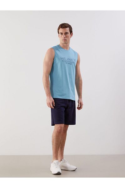 LC Waikiki LCWAIKIKI Classic Crew Neck Printed Men's Sleeveless T-Shirt