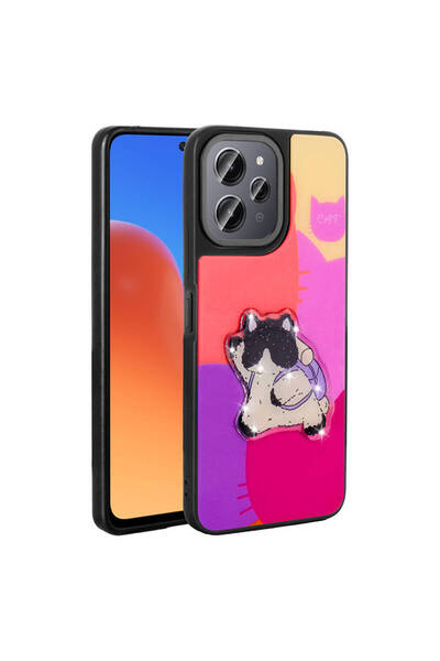 teknocep store powered by حافظة Redmi 12 4G غطاء سيليكون TKNC Amas مع شكل أيق...