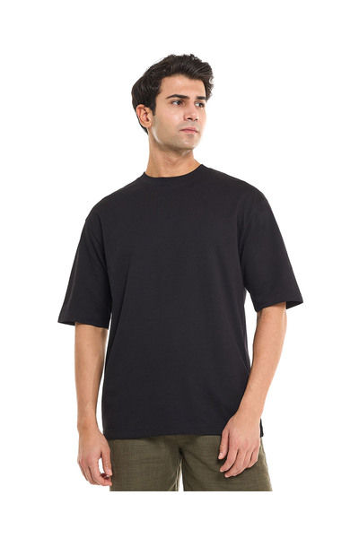 R&B Black MYF SS KNIT TEE-S-XXL
