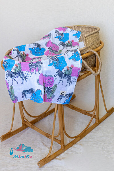 Mimiko بطانية أطفال من الموسلين القطني العضوي بنسبة 100% |   معتمد من GOTS | ...