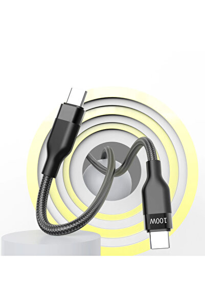 Protonust Yeni Nesil Orjinal 100W Turbo Hızlı Şarj, Type-C to Type-C Kablo 1 ...
