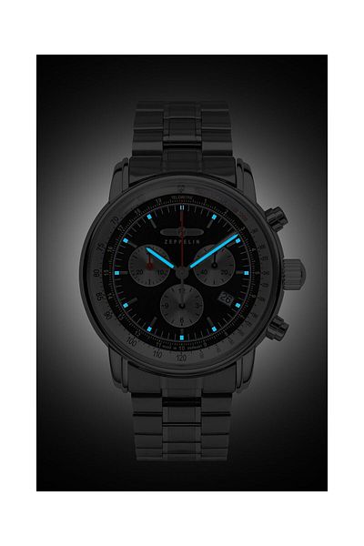 Zeppelin LZ 14 Marine chronograph watch for men