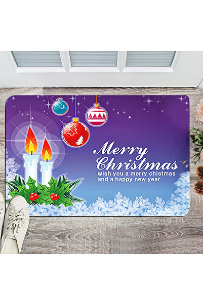 Jiasha Covor de Crăciun, poliester, multicolor, 40 x 60 cm