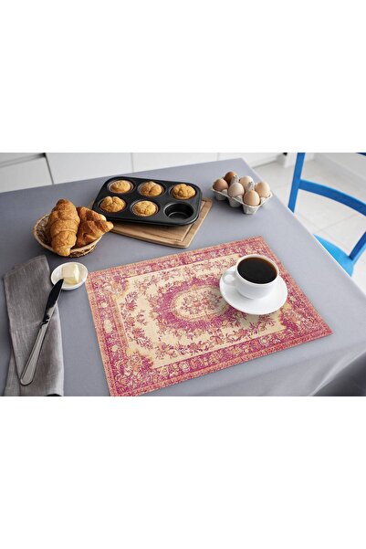 TURKISHRUG KINGDOM Patterned Polyester Supla Vintage Rectangular Tablecloth