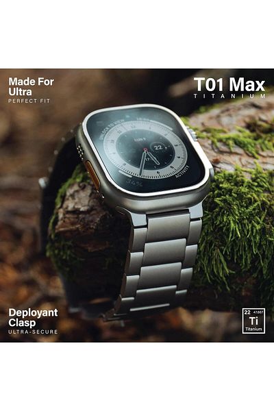 Z.T. KORDIZ Titanium Band T01 (Max) - Compatible with Apple Watch ULTRA 49mm