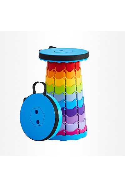 OEM Scaun pliabil portabil, Plastic, 150 kg, Multicolor