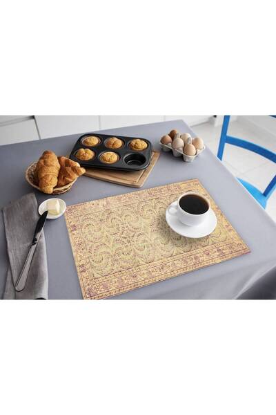 TURKISHRUG KINGDOM Polyester Vintage Supla for Elegant Table Presentation