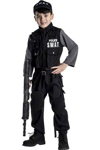 Rubies Kids Swat Team Costume 3-4 Years