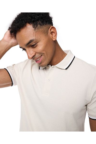 R&B Beige MCB-TIPNG POLO-S-XXXL
