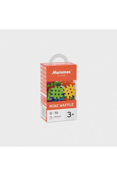 Marioinex Set de constructie, 70 piese, Mini Waffles,