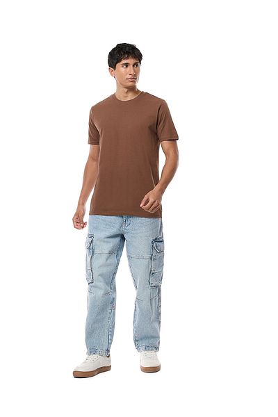 R&B Golden Brown MCB-CREW NECK TEES -S-XXXL
