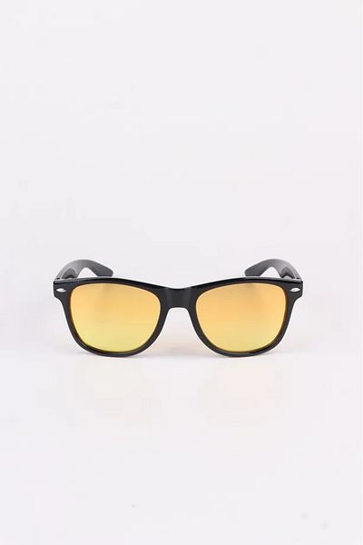 MACERATİ Huge Unisex Black Orange Sunglasses