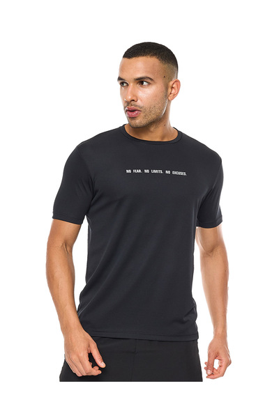 R&B تي شيرت أسود مقاس S-XXL