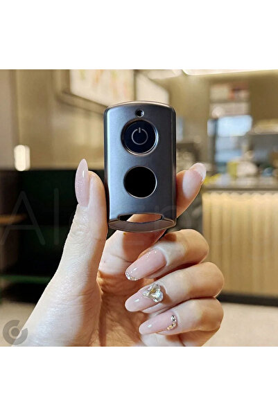 Alazpay Husă pentru chei din TPU gri Titan pentru Yamaha Xmax Nmax Tech Max I...