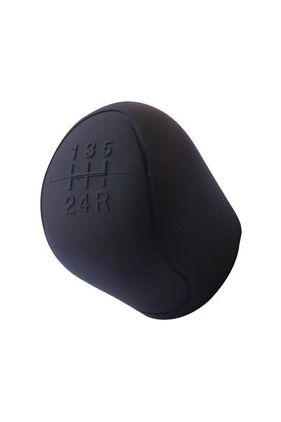 Universala Gear shift knob cover, 5-speed manual transmission, black