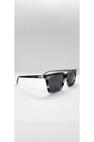 Jooy Angled Model Transparent Smoked Men's Sunglasses