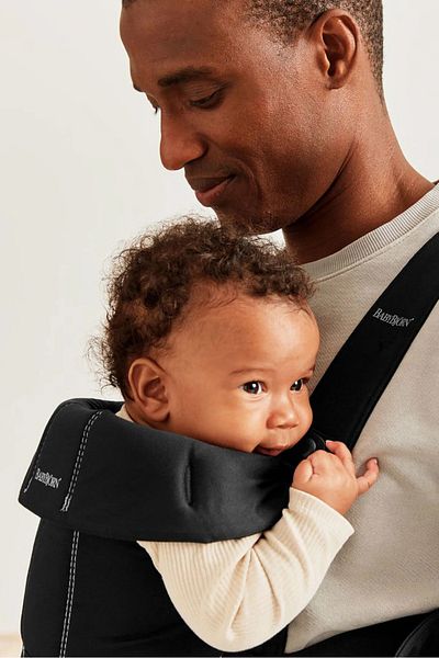 BabyBjörn BabyBjorn Mini Multi-Position Anatomical Baby Carrier, Black, Fabric