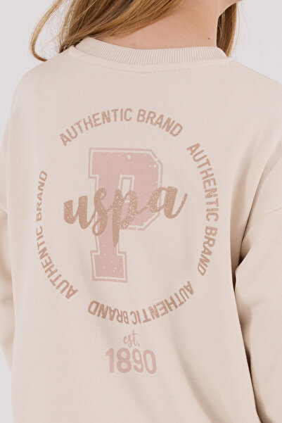 U.S. Polo Assn. Lisanslı Kız Çocuk Alt Üst 2 Parça Eşofman Takımı