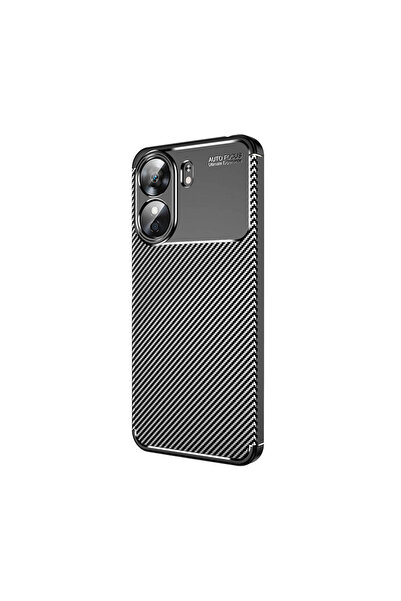 ndstudio Redmi 13C Kılıf TKNC Negro Silikon Kapak - Siyah