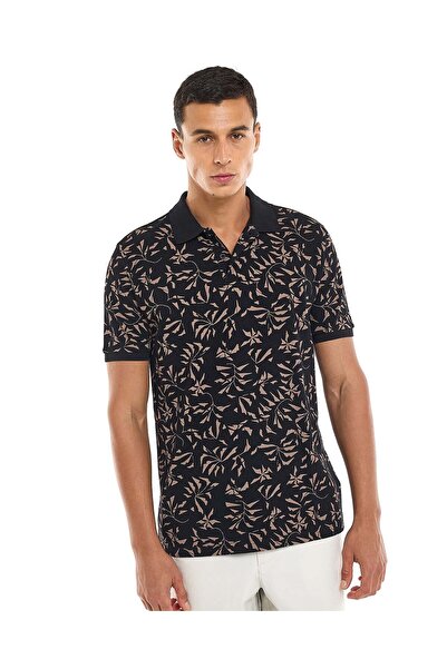 R&B بولو أسود MCF-S-XXL