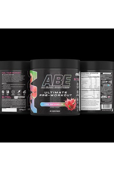 applied nutrition ABE Pre Workout - Cool Watermelon, 375 G, Pre Workout Powder, Energy & Physical Performance