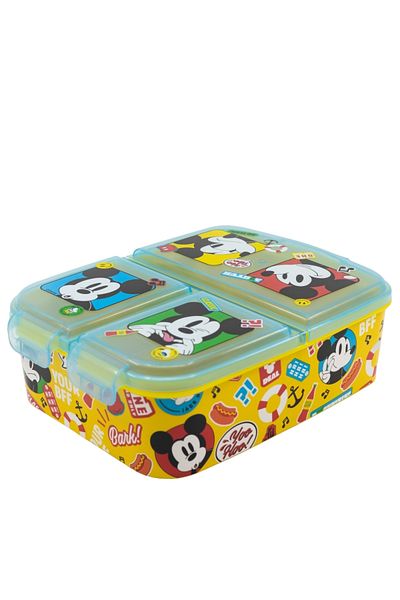 Mickey Mouse Cutie sandwich, multicompartimente, 6.7х16.5х19.5 cm, Galben, Mickey Mouse