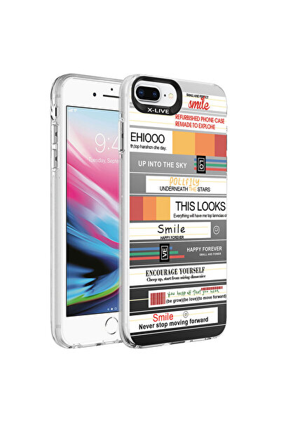 teknocep store powered by حافظة آيفون 7 بلس منقوشة TKNC غطاء صلب فضي - موتولار