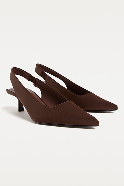 Stradivarius Kitten slingback shoes