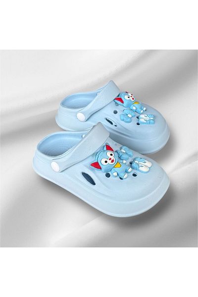 Rooster Child over Sticker Light Base Beach Pool Daily Closed Front Slippers Sandals