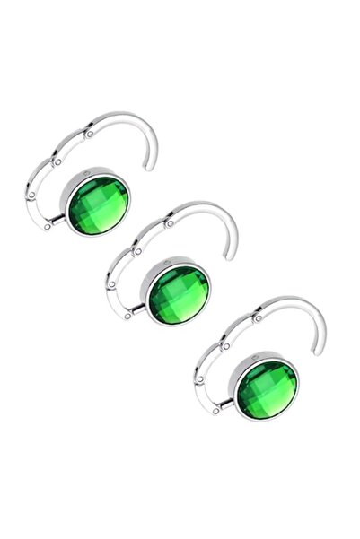 dalimag Σετ 3 τεμαχίων Τσάντα , πράσινοι, μεταλλικοί, 8 cm,