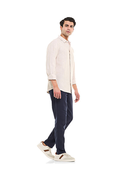 R&B بنطلون منسوج MCF أزرق داكن مقاس S-XXL