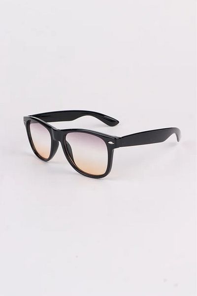 MACERATİ Huge Unisex Black Smoked Sunglasses