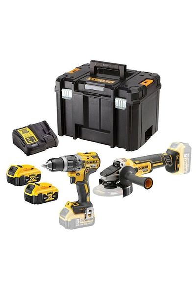 Dewalt Set combo 2 scule DCK2080P2T-QW, DCD796+DCG405+2xDCB184+incarcator