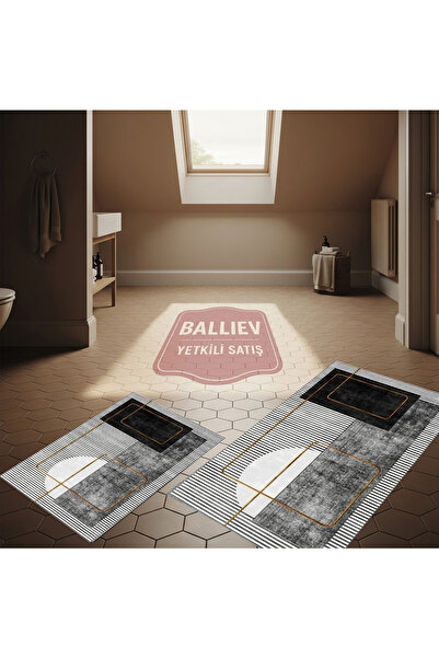 balliev Minimalist Çizgi, Maksimum Şıklık: Paspas Takımı ( DİJİTAL DESEN )