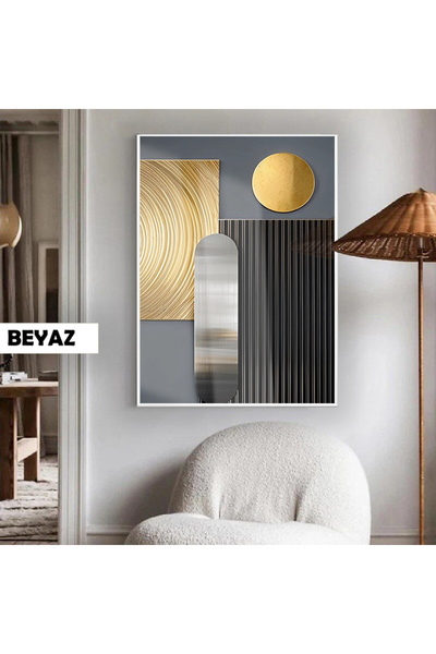 Harika bir ev HARIKABİREV | ZLATNO-CRNI GEOMETRIJSKI MODEL 01 (BOHEMIJSKI) | ...