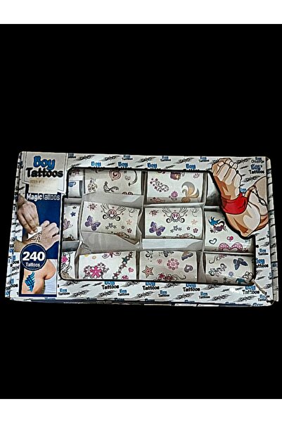 Other وشوم سحرية للأولاد، ٢٤٠ وشمًا - عناصر متنوعة