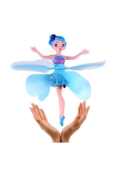 OEM Păpușă Zână Zburătoare, Dimensiuni 19x6,5 cm, Albastră