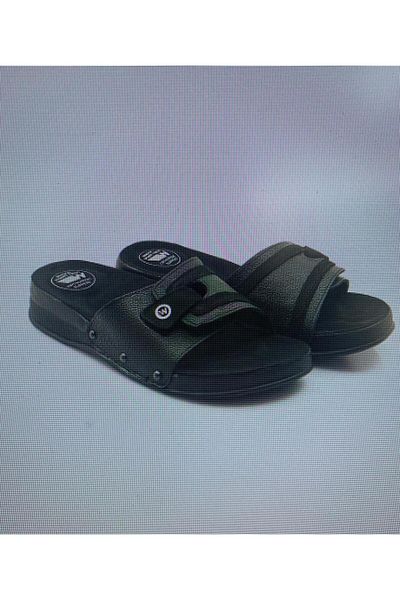 Wingmed Epiled Single Strap Khaki Leather Women's Orthopedic Slippers