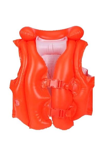 rexa Deluxe Swim Vest – Kids Safety Floatation Vest Orange (50 x 47 cm)