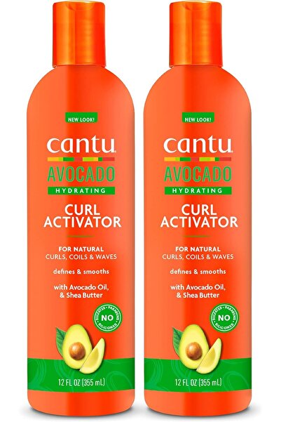 Cantu Avocado Hydrating Curl Activator Cream with Shea Butter, 24 oz (Pack of 2)